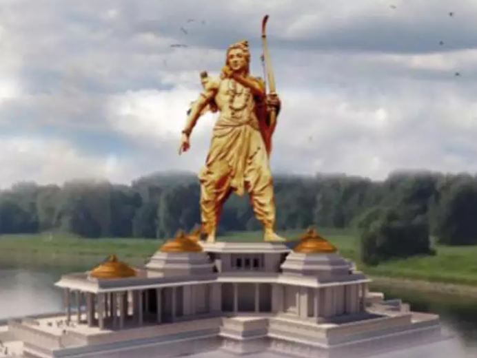 Lord Rama's statue