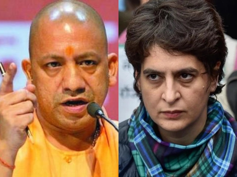 priyanka gandhi and cm yogi