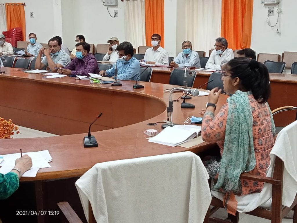 Review meeting organized under the chairmanship of CDO Unnao