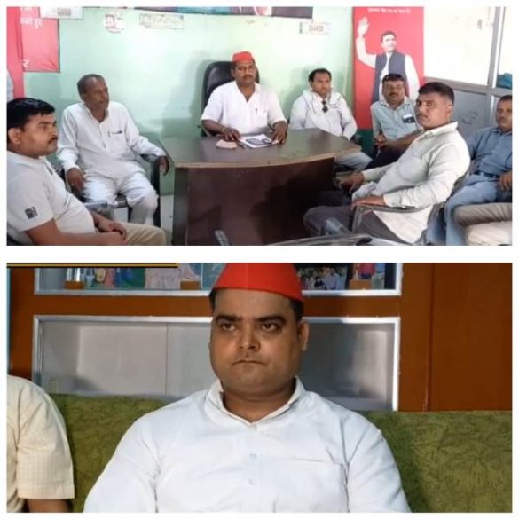 ruckus-uproar-over-sp-district-presidents-chair-in-hardoi