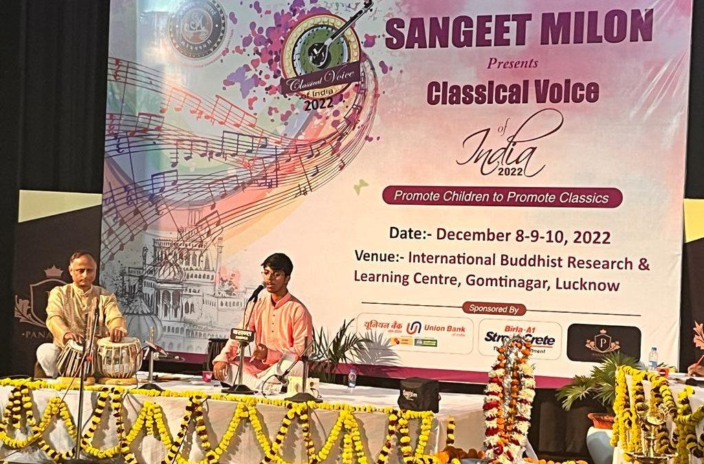 Classical Voice of India 2022 comes back in its physical form -Grand Finals Date: 8-10 December 2022- Details inside