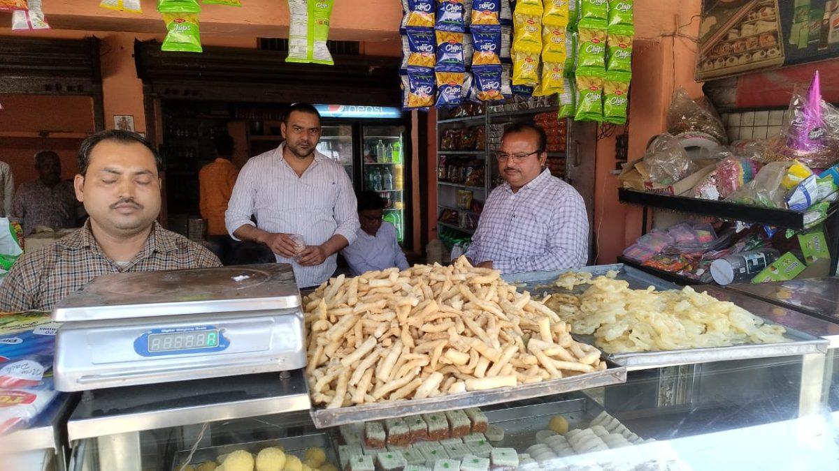 मिलावटी खाद्य पदार्थों के विरुद्ध चलाया गया अभियान