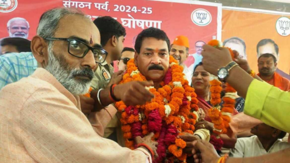 Kallu Singh Rajput Announced as Bjp District President in Banda