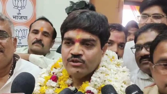 Pradeep Patel is the New Bjp District President of Rural Jhansi