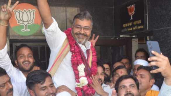 Prashant Ponia Appointed as Bjp District President of Agra