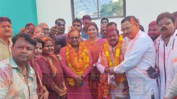 Sushil Tripathi Elected as Sultanpur BJP District President