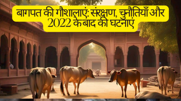 बागपत की गौशालाओं का संरक्षण और 2022 के बाद की चुनौतियाँ। Gaushala in Baghpat